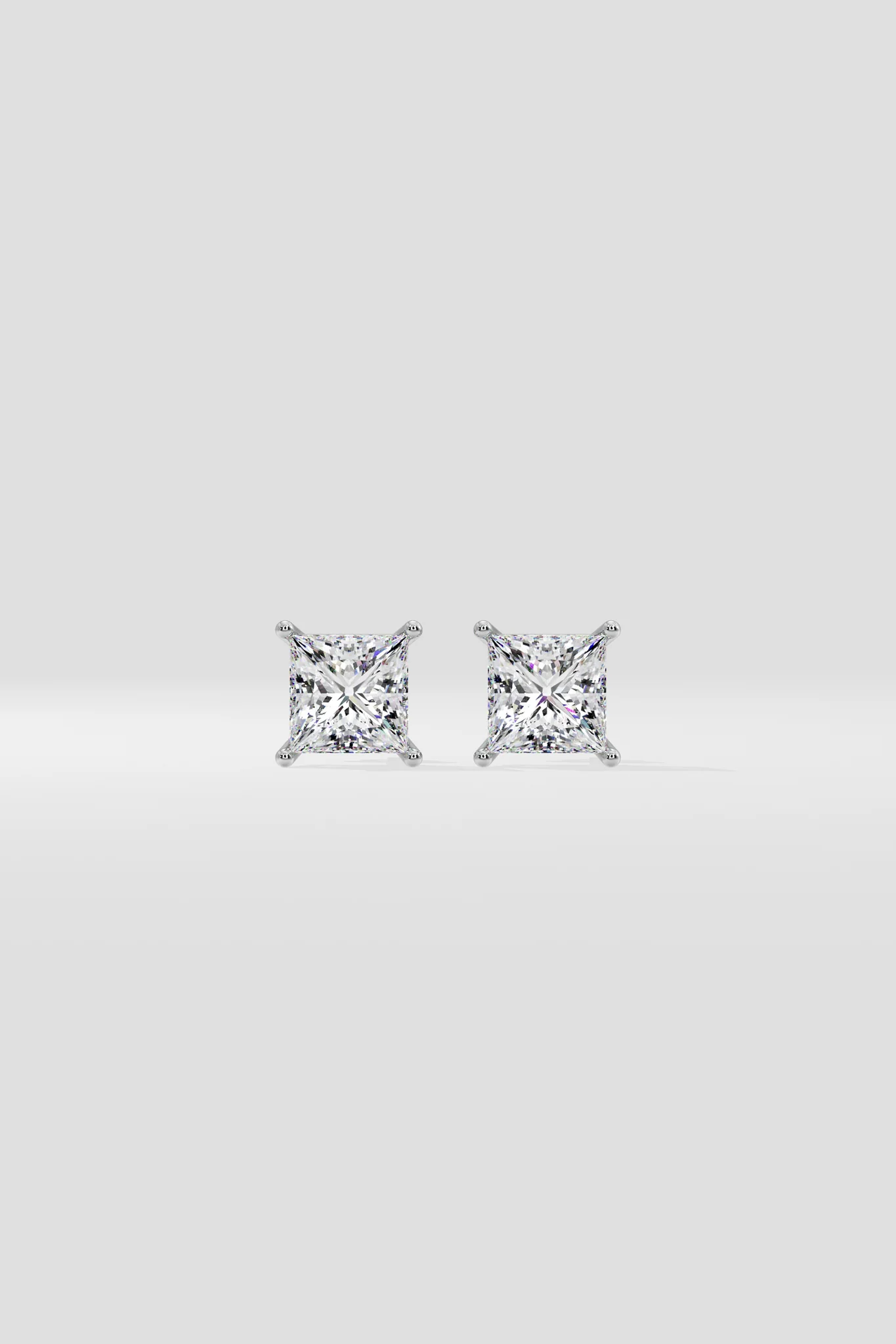 PRINCESS SOLITAIRE EARRINGS