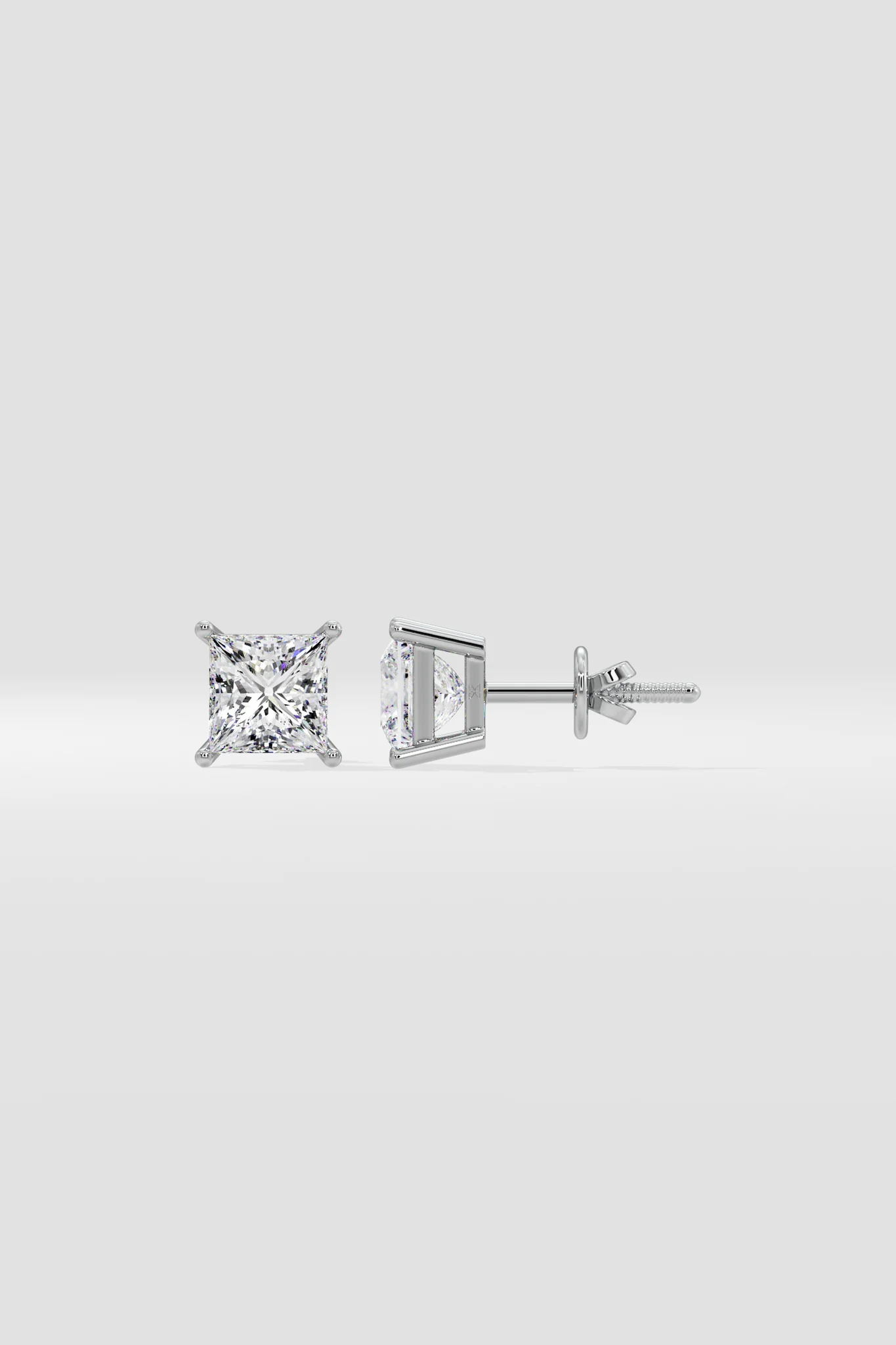 PRINCESS SOLITAIRE EARRINGS