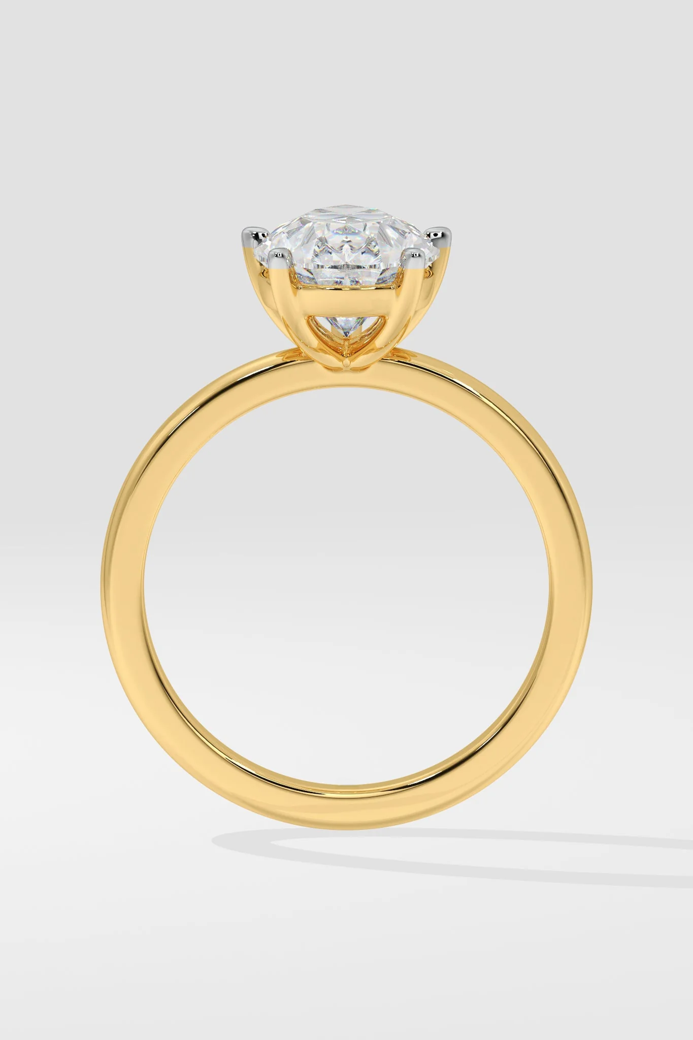 PEAR SOLITAIRE RING
