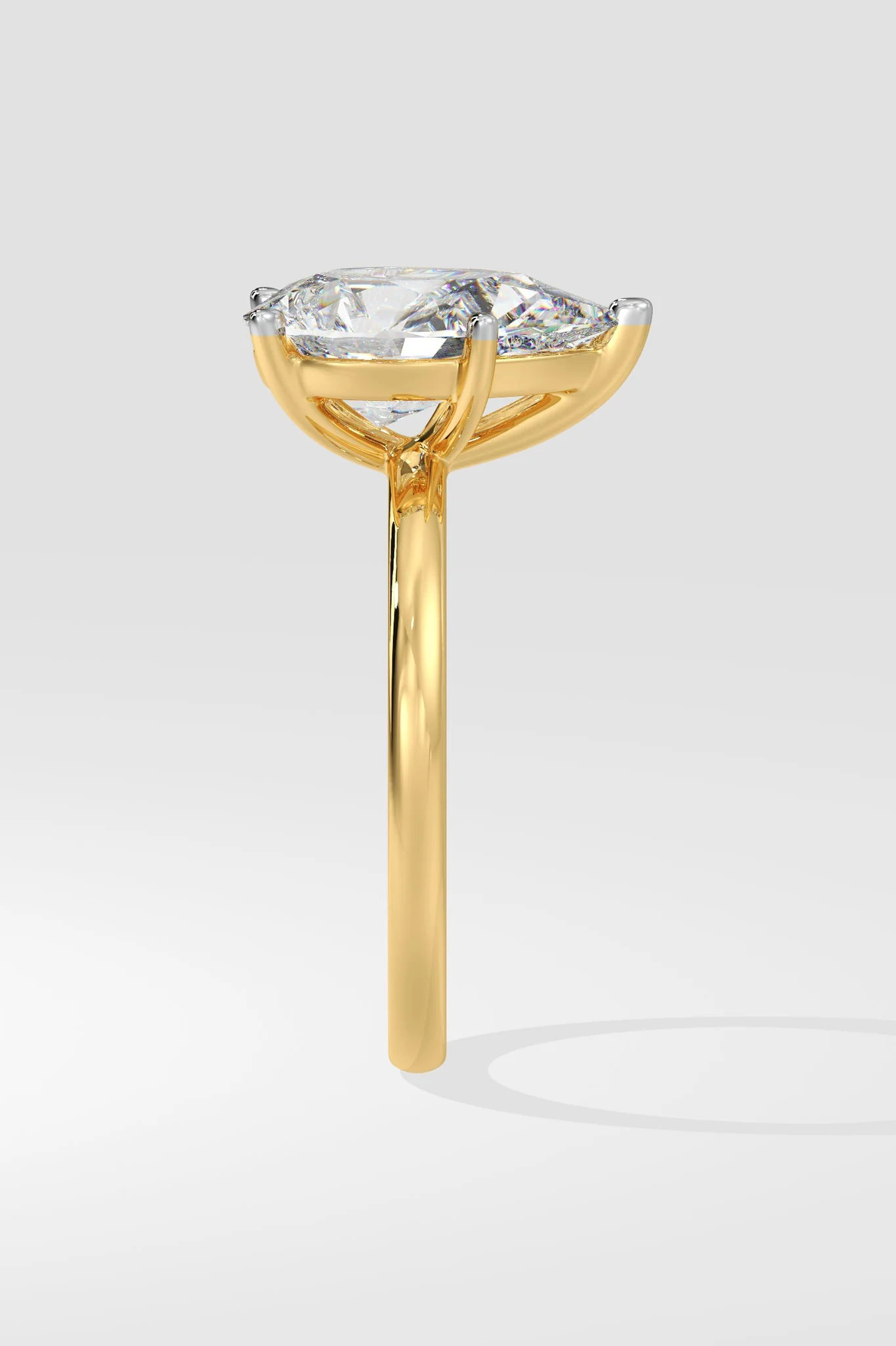 PEAR SOLITAIRE RING