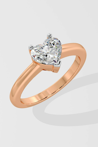 HEART SOLITAIRE RING