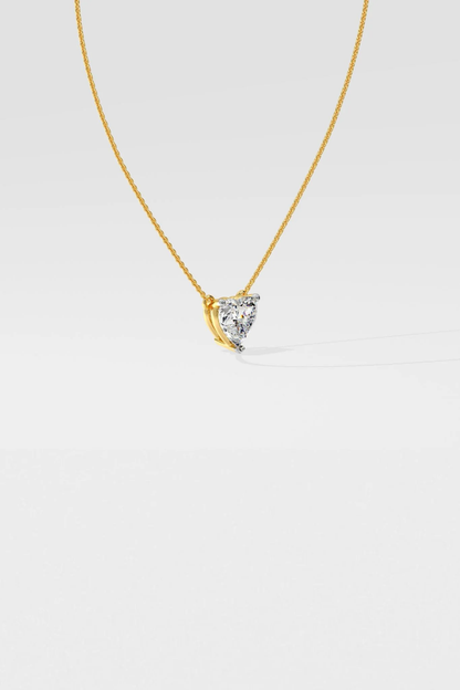 HEART SOLITAIRE NECKLACE