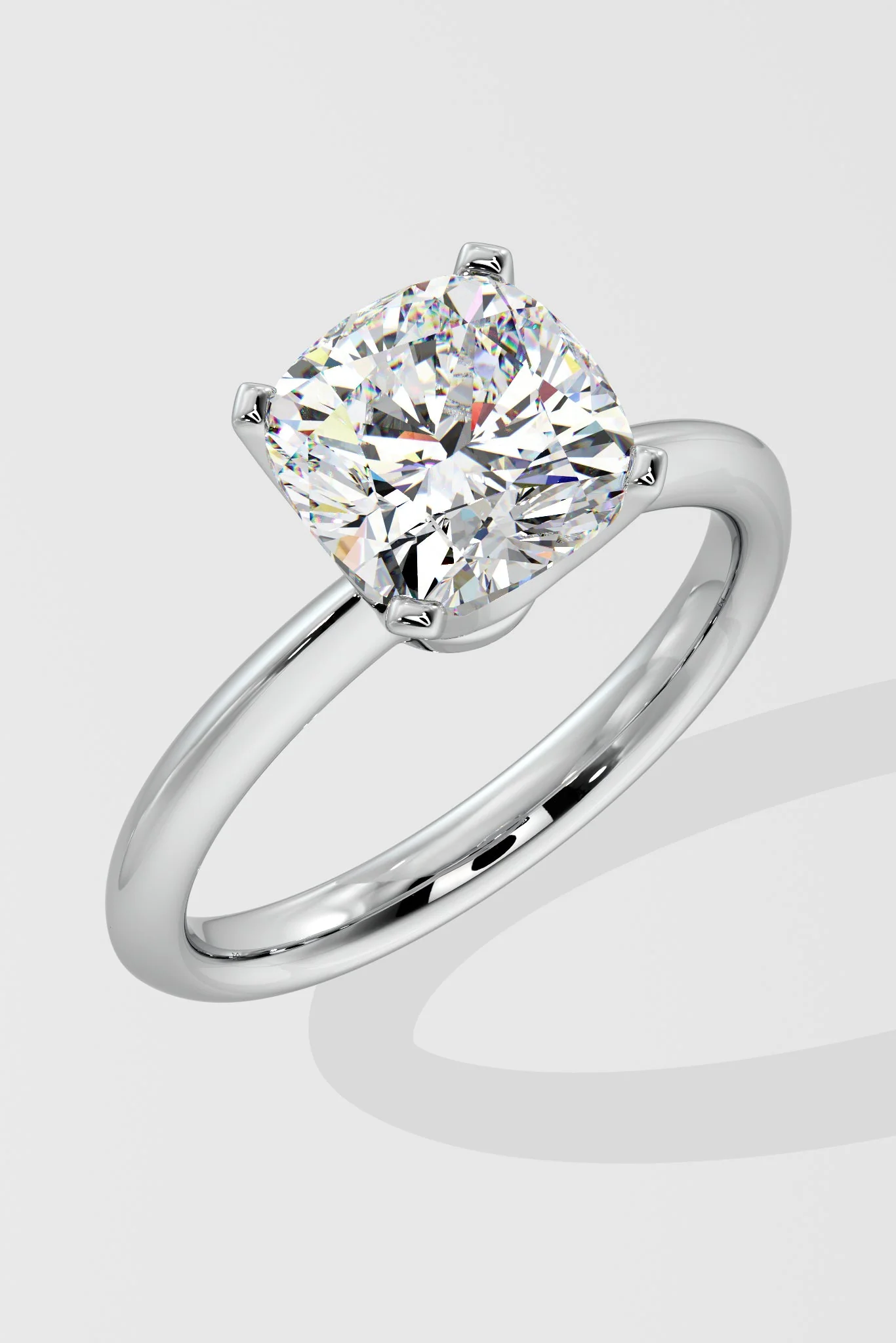 CUSHION SOLITAIRE RING