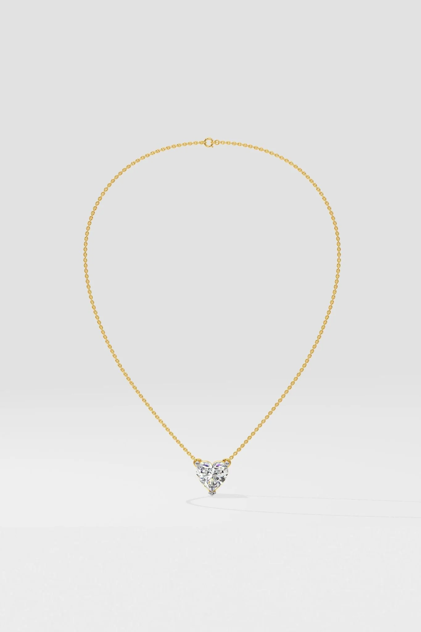 HEART SOLITAIRE NECKLACE