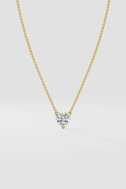 HEART SOLITAIRE NECKLACE