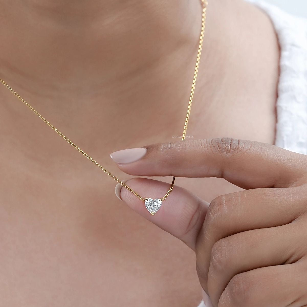 HEART SOLITAIRE NECKLACE