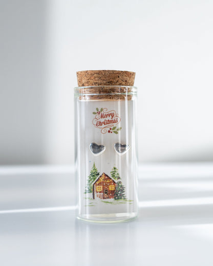 CHRISTMAS HEART STUDS