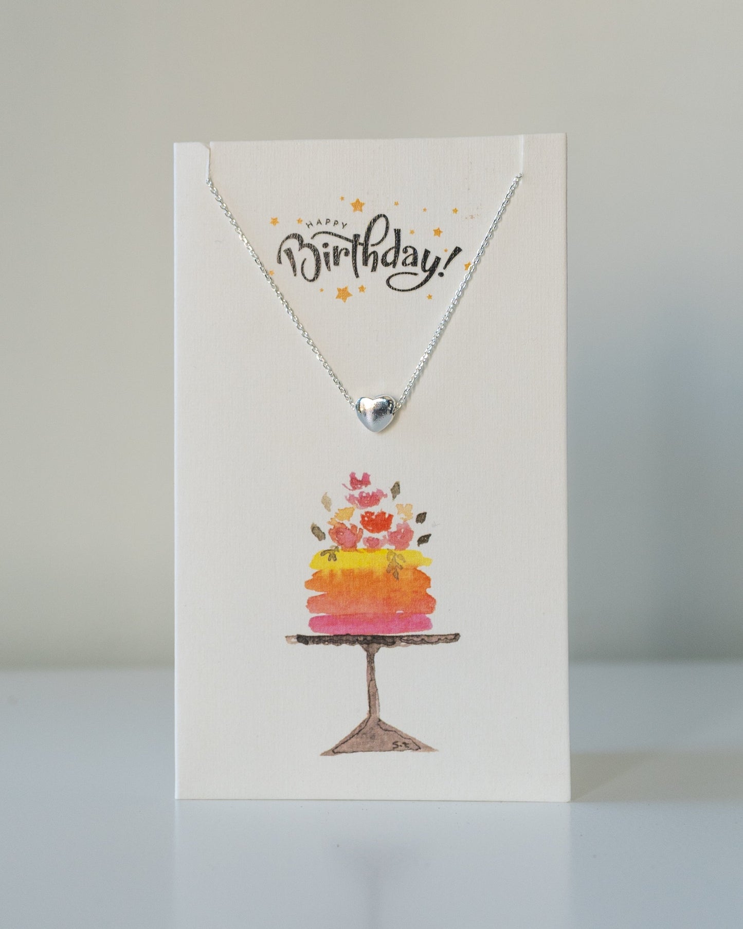 BIRTHDAY HEART NECKLACE