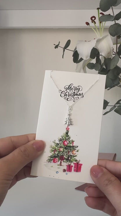 CHRISTMAS TREE NECKLACE
