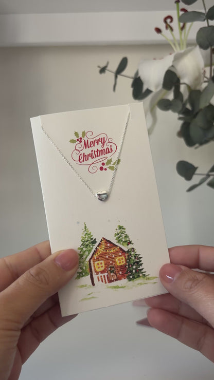 CHRISTMAS HEART NECKLACE