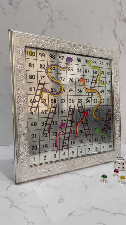 SNAKE AND LADDER GAME BOARD